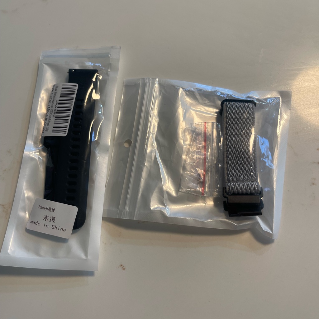Black And Gray Venu Garmin 2 Replacement Bands